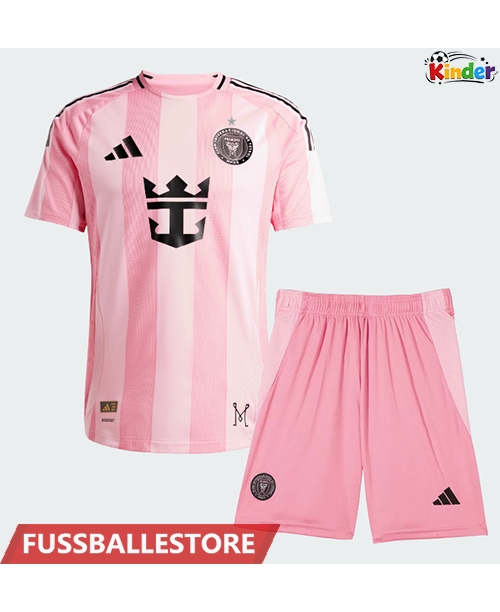 Günstige Inter Miami Lionel Messi #10 Heimtrikotsatz Kinder 2026-27 Kurzarm (+ Kurze Hosen)